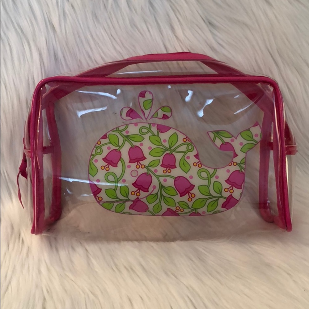 Vera Bradley whale cosmetic bag